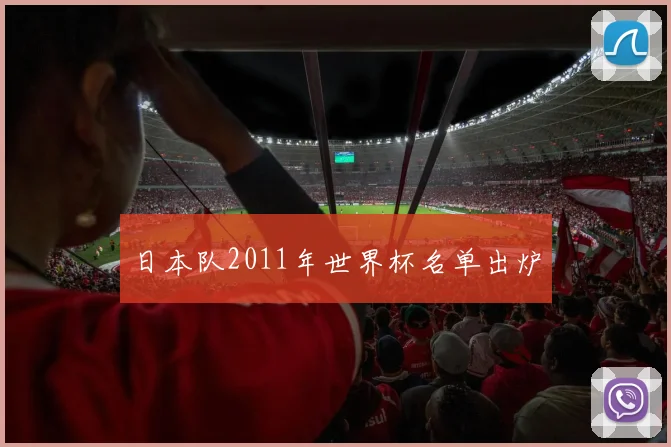 日本队2011年世界杯名单出炉